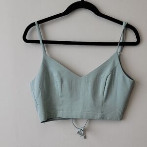 Lulu's Back Laced Bodice Crop Top